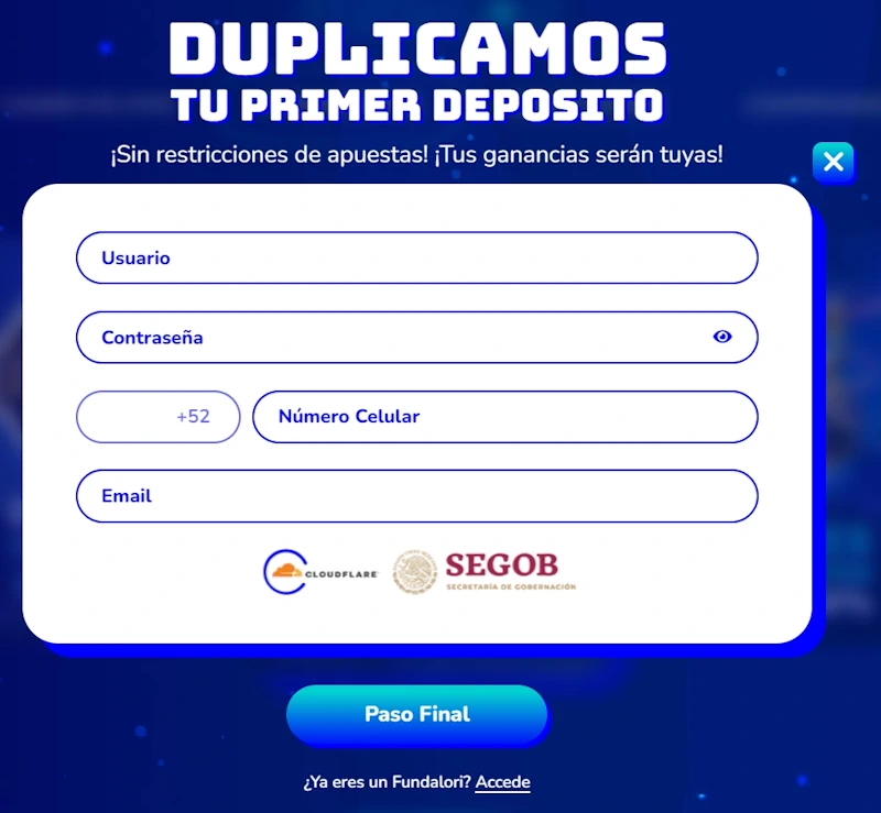 Fundalor Casino: El mejor Cripto Casino sin Rollover de México